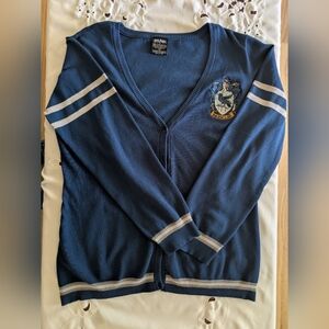 Blue Harry Potter Ravenclaw Sweater - Women's Cardigan - Size 2X